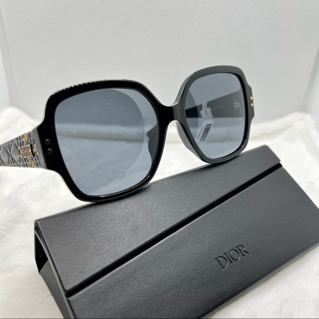 Dior Sunglasses New Authentic Classic Black Square Sunglasses
